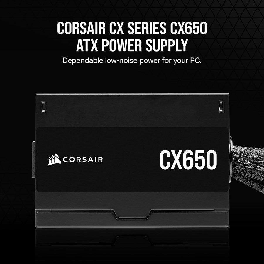 Corsair Power Supply CX Series CX650 650 Watt 80 PLUS Bronze Corsair Power Supply CX Series CX650 650 Watt 80 PLUS Bronze